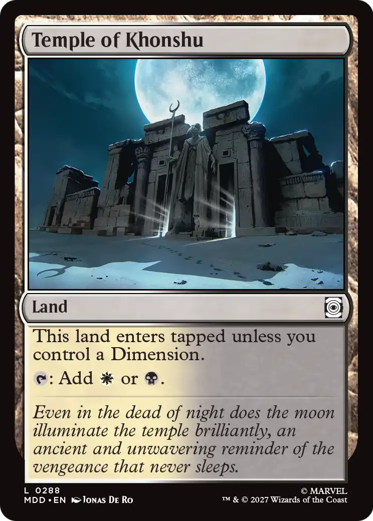 Temple of Khonshu [Marvel: Darkhold Destiny] | Magic Magpie