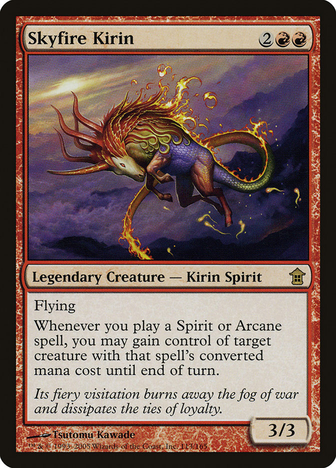 Skyfire Kirin [Saviors of Kamigawa] | Magic Magpie