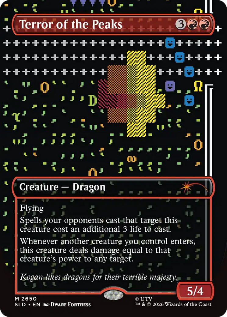 Terror of the Peaks [Secret Lair Drop Series] | Magic Magpie