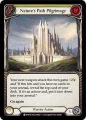 Nature's Path Pilgrimage (Yellow) [U-WTR148] (Welcome to Rathe Unlimited)  Unlimited Rainbow Foil | Magic Magpie