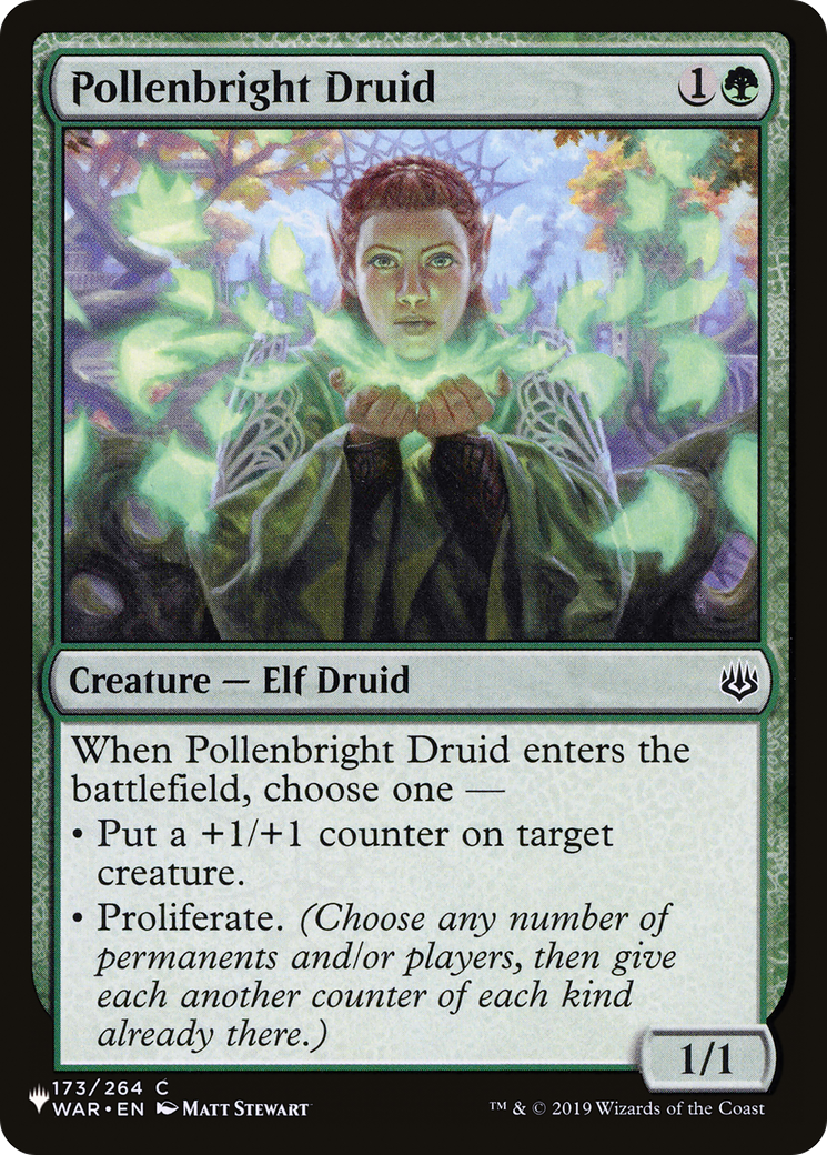 Pollenbright Druid [The List Reprints] | Magic Magpie