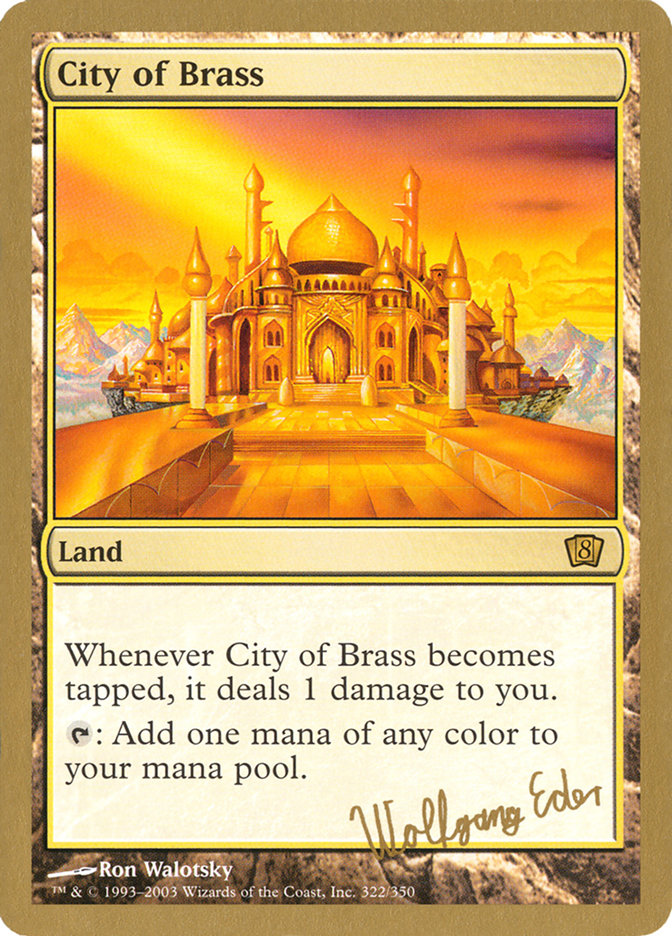 City of Brass (Wolfgang Eder) [World Championship Decks 2003] | Magic Magpie