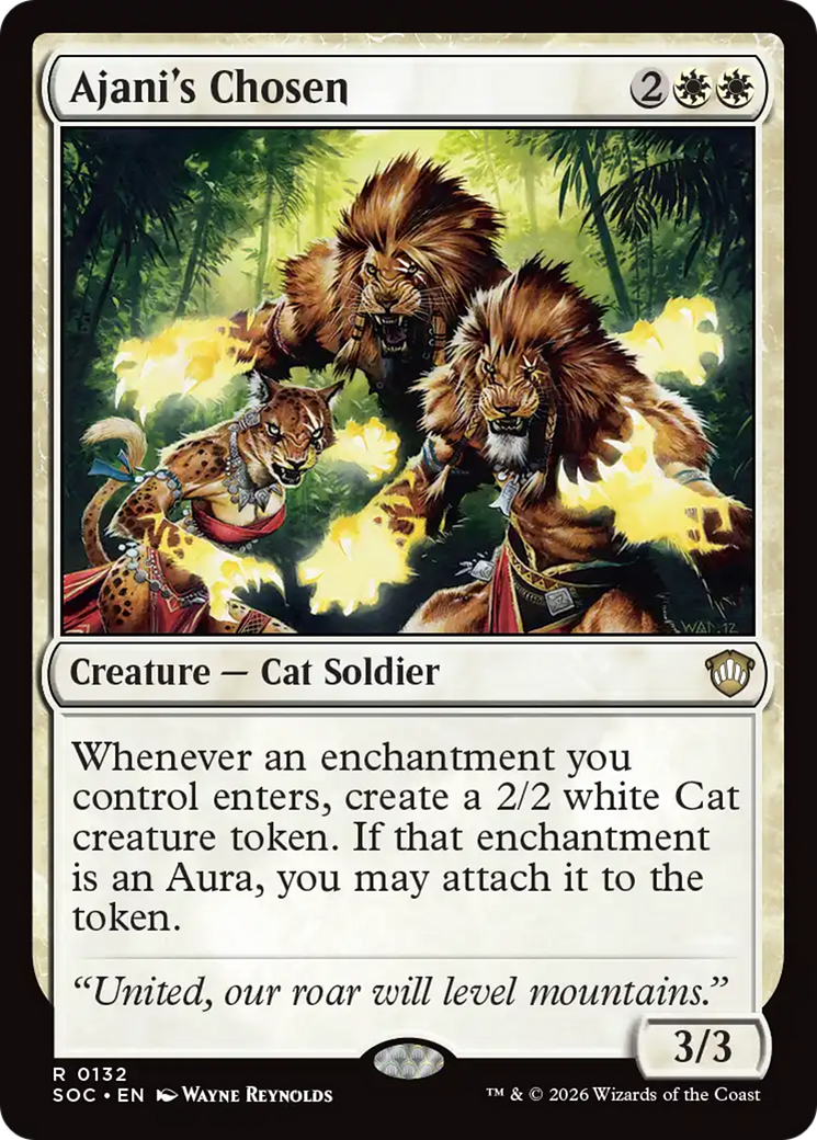 Ajani's Chosen [Secrets of Strixhaven Commander] | Magic Magpie