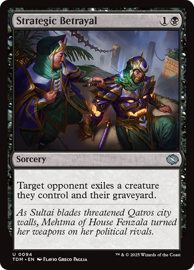 Strategic Betrayal [Tarkir: Dragonstorm] | Magic Magpie