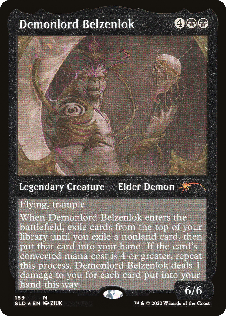 Demonlord Belzenlok (Foil Etched) [Secret Lair Drop Series] | Magic Magpie