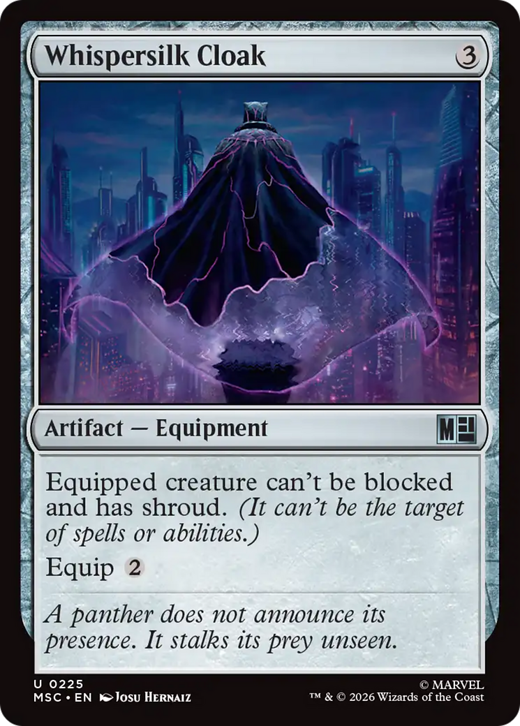 Whispersilk Cloak [Marvel Super Heroes Commander] | Magic Magpie