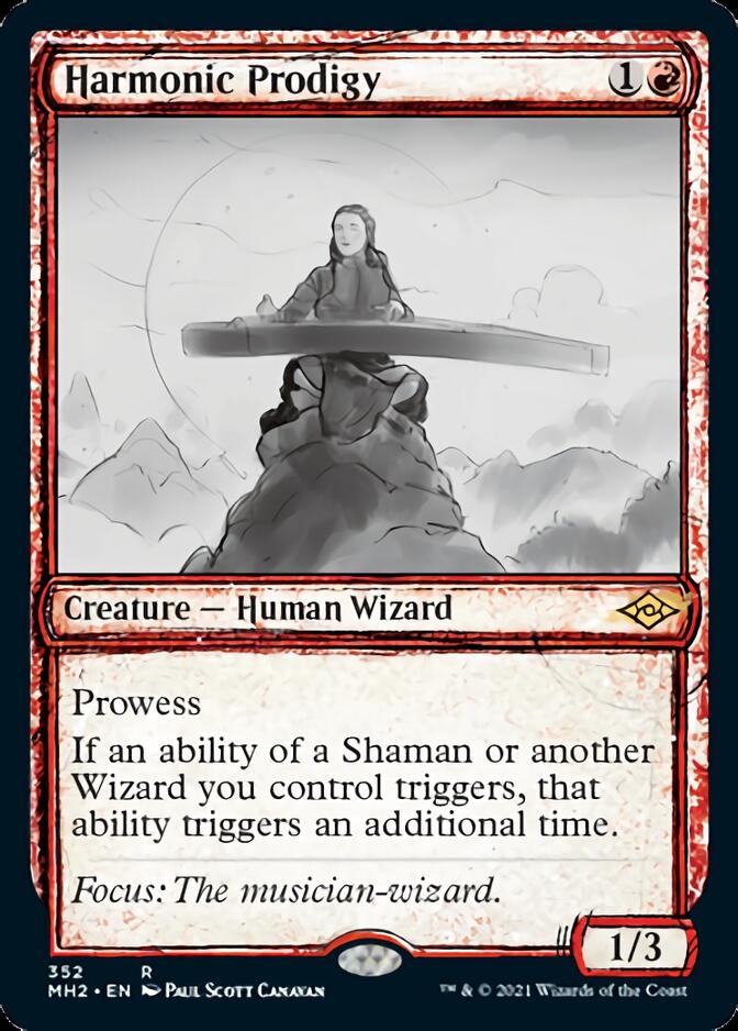 Harmonic Prodigy (Sketch) [Modern Horizons 2] | Magic Magpie