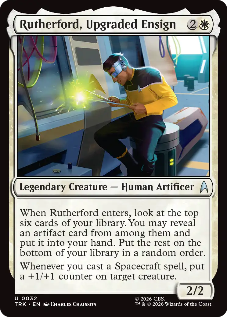 Rutherford, Upgraded Ensign [Star Trek] | Magic Magpie