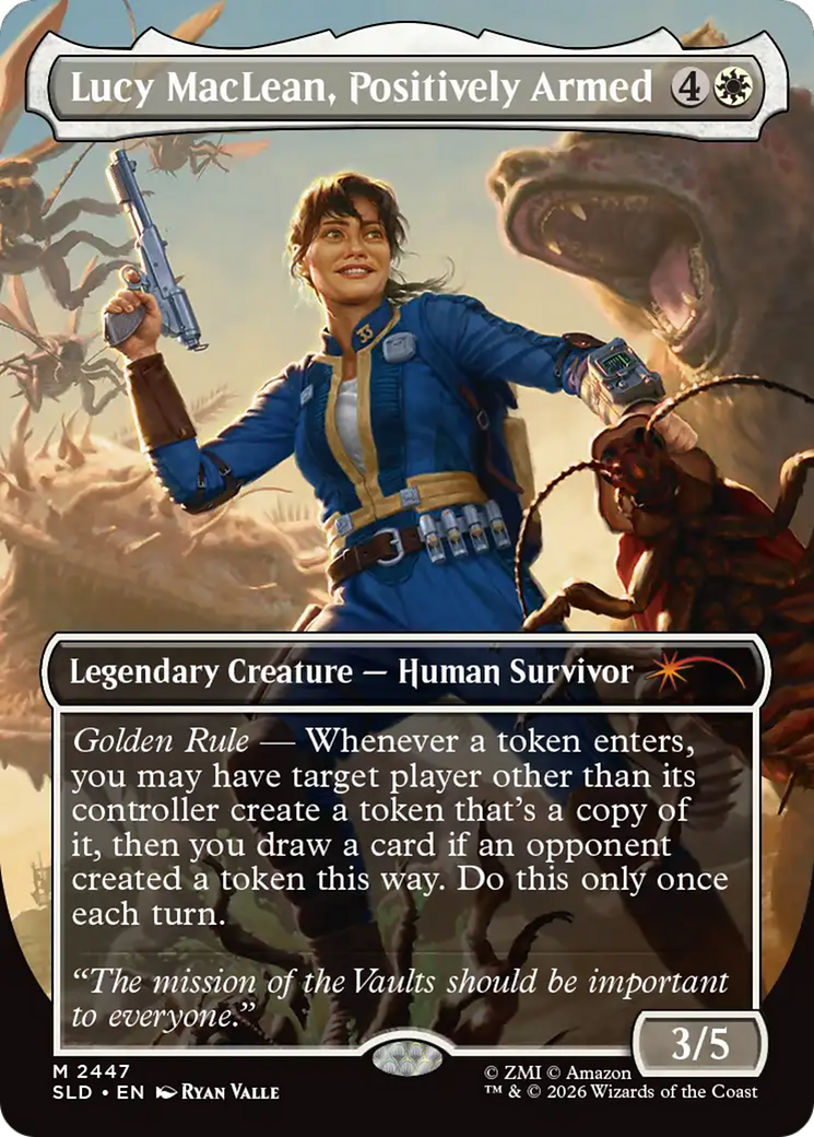 Lucy MacLean, Positively Armed [Secret Lair Drop Series] | Magic Magpie