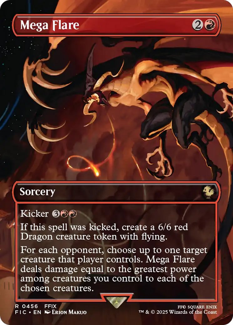 Mega Flare (Borderless) [FINAL FANTASY Commander] | Magic Magpie