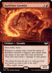 Barbflare Gremlin (Extended Art) [Duskmourn: House of Horror Commander] | Magic Magpie