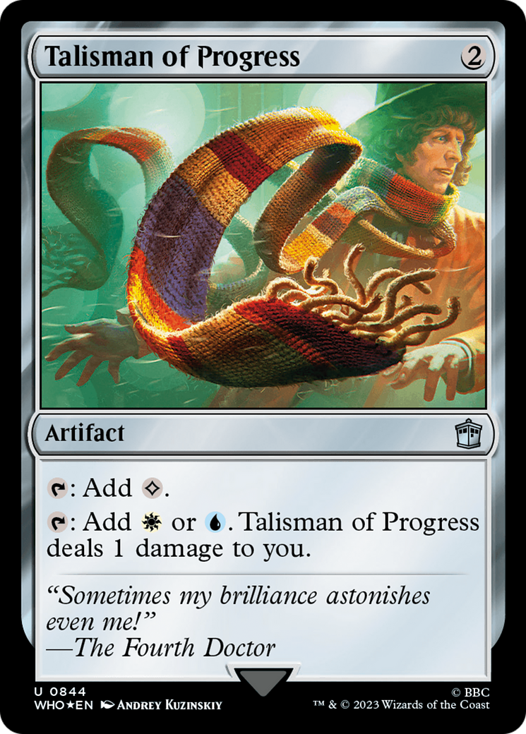 Talisman of Progress (Surge Foil) [Doctor Who] | Magic Magpie