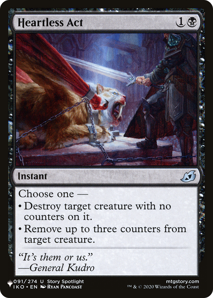 Heartless Act [The List] | Magic Magpie