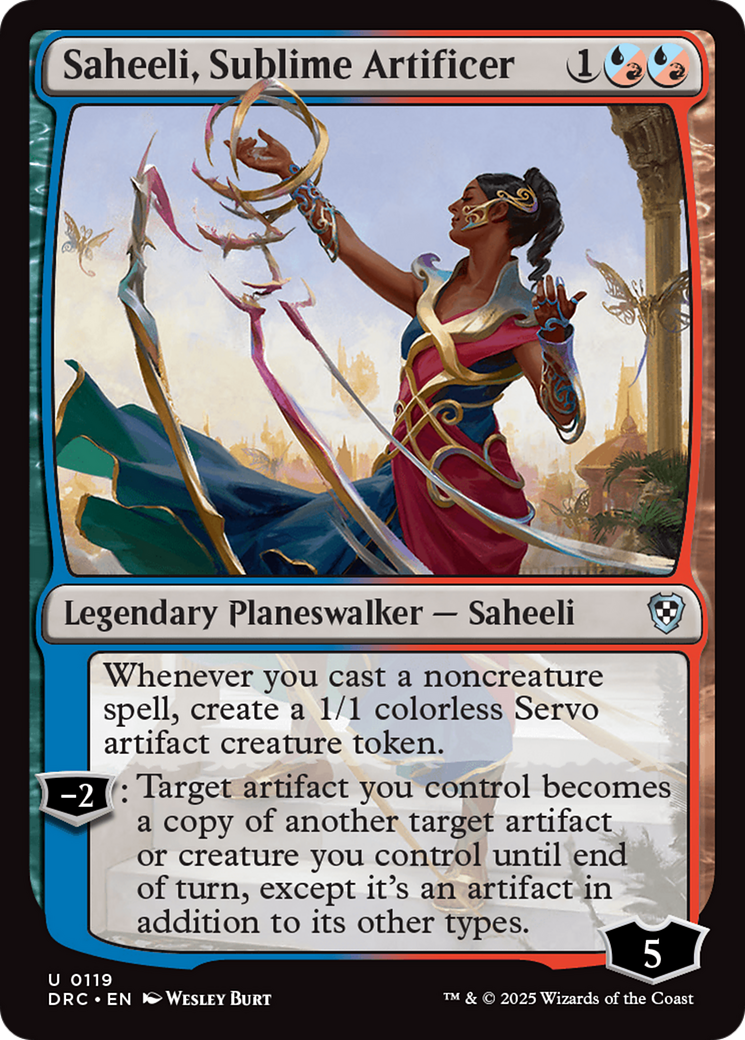 Saheeli, Sublime Artificer [Aetherdrift Commander] | Magic Magpie