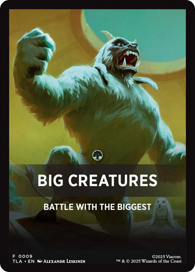 Big Creatures Theme Card [Avatar: The Last Airbender] | Magic Magpie