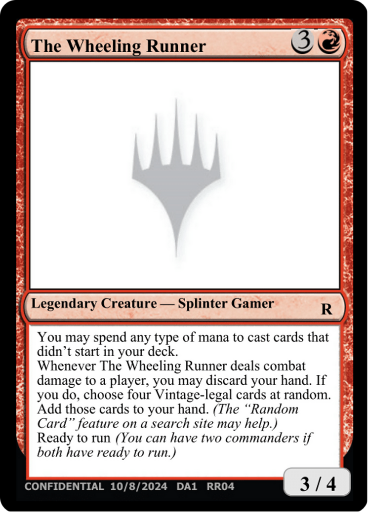 The Wheeling Runner [Unknown Event] | Magic Magpie