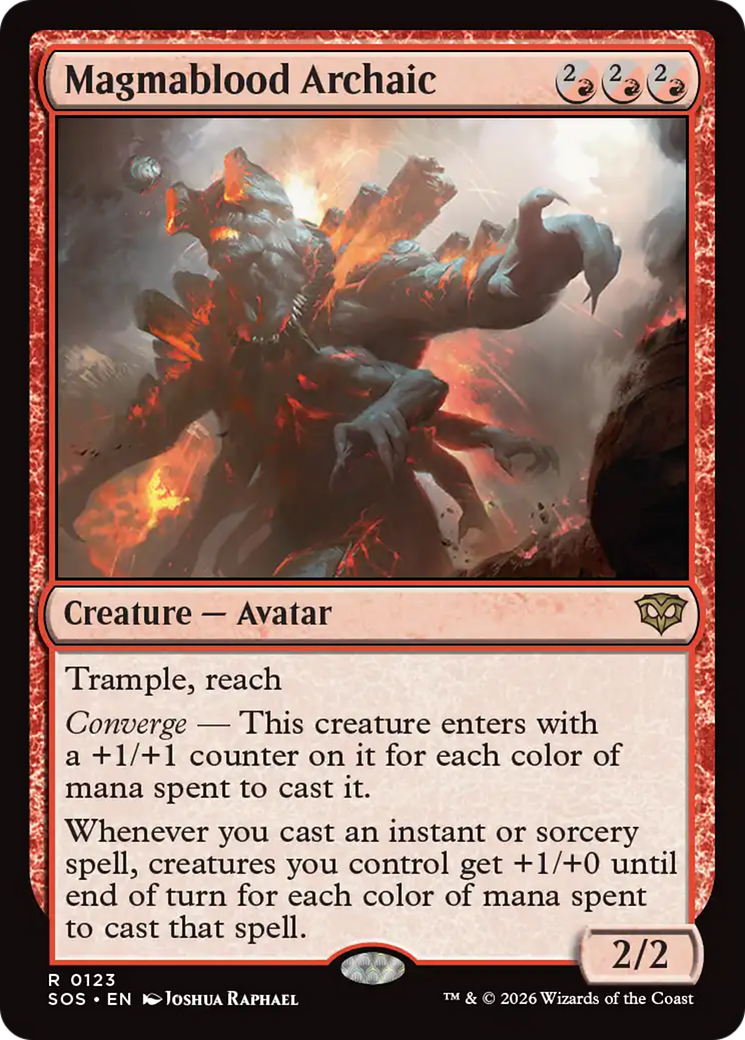 Magmablood Archaic [Secrets of Strixhaven] | Magic Magpie