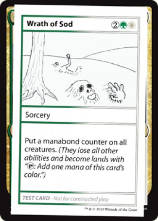 Wrath of Sod (2021 Edition) [Mystery Booster Playtest Cards] | Magic Magpie