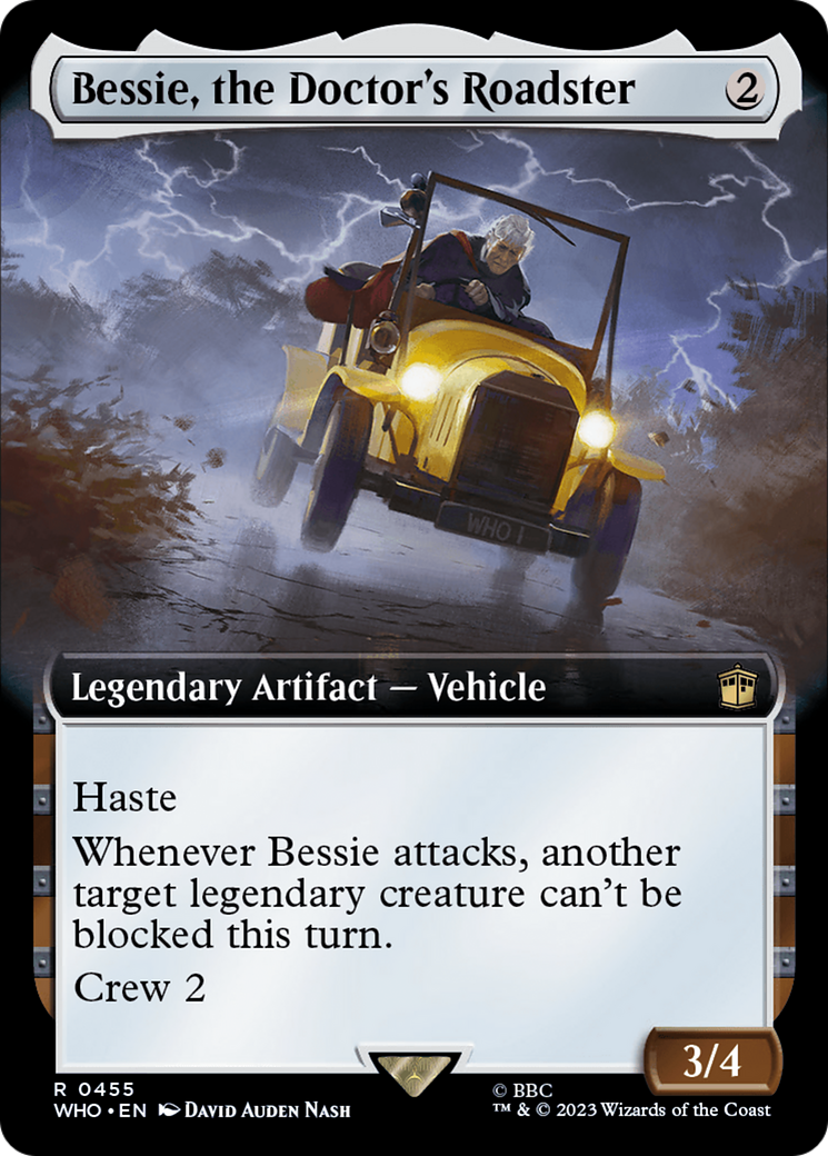 Bessie, the Doctor's Roadster (Extended Art) [Doctor Who] | Magic Magpie