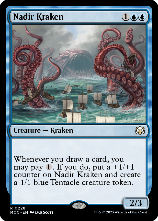 Nadir Kraken [March of the Machine Commander] | Magic Magpie