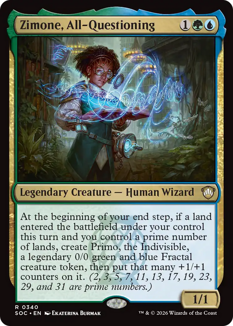 Zimone, All-Questioning [Secrets of Strixhaven Commander] | Magic Magpie