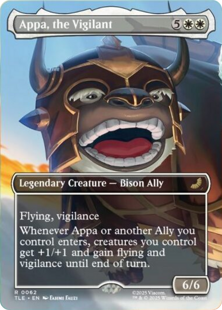 Appa, the Vigilant (Borderless) [Avatar: The Last Airbender: Eternal-Legal] | Magic Magpie