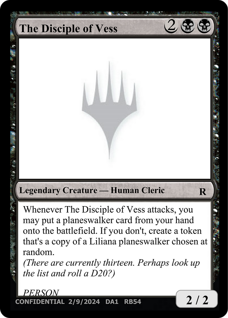 The Disciple of Vess [Unknown Event] | Magic Magpie