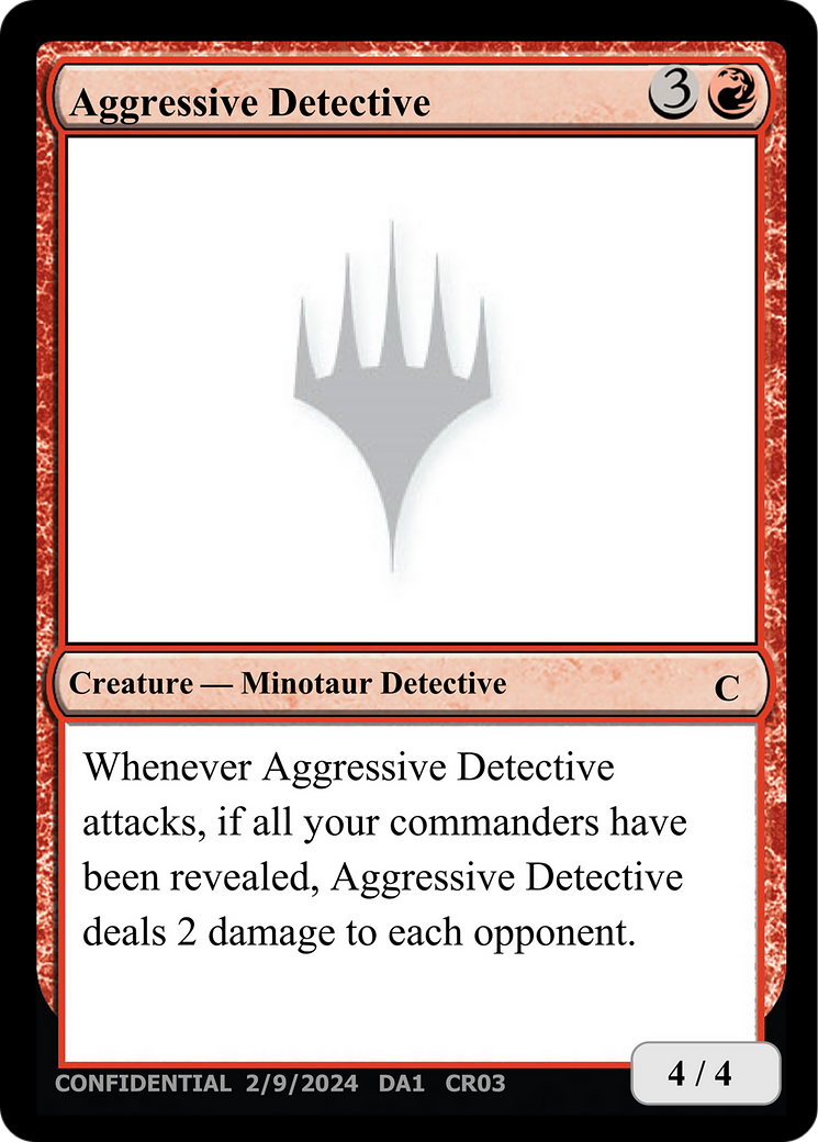 Aggressive Detective [Unknown Event] | Magic Magpie