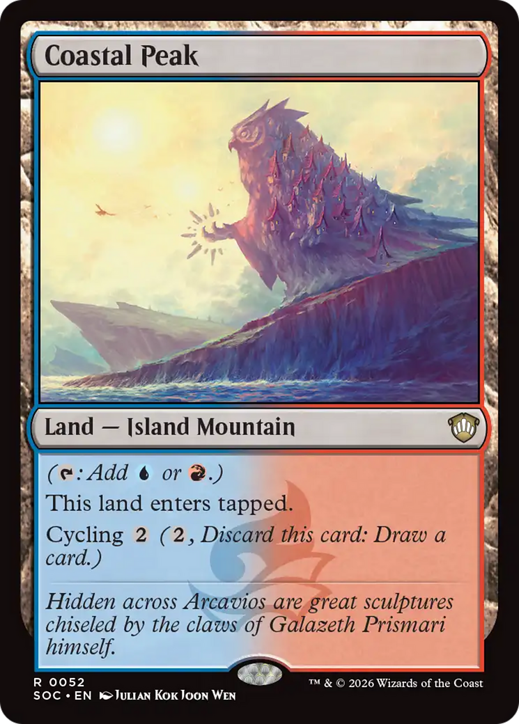 Coastal Peak [Secrets of Strixhaven Commander] | Magic Magpie