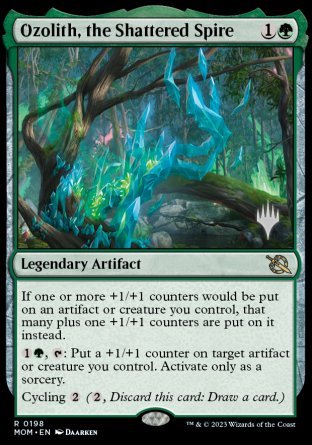 Ozolith, the Shattered Spire (Promo Pack) [March of the Machine Promos] | Magic Magpie