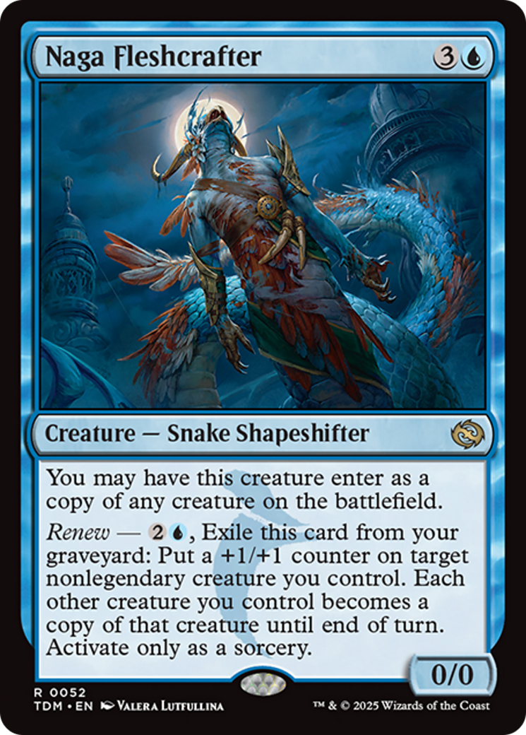 Naga Fleshcrafter [Tarkir: Dragonstorm] | Magic Magpie