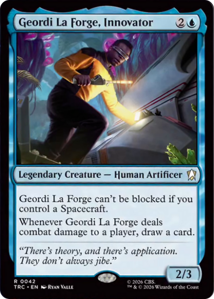 Geordi La Forge, Innovator [Star Trek Commander] | Magic Magpie