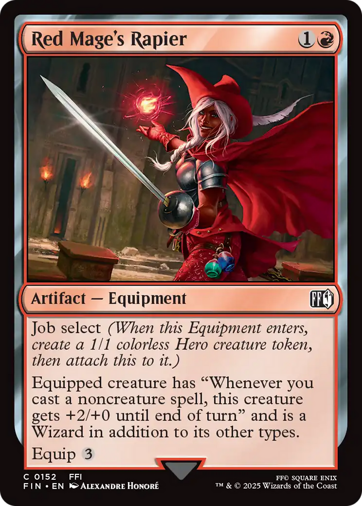 Red Mage's Rapier [FINAL FANTASY] | Magic Magpie