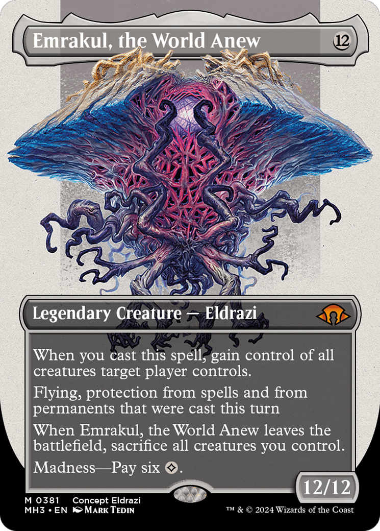 Emrakul, the World Anew (Borderless) [Modern Horizons 3] | Magic Magpie