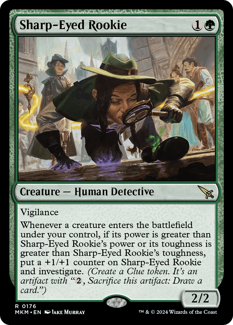 Sharp-Eyed Rookie [Murders at Karlov Manor] | Magic Magpie