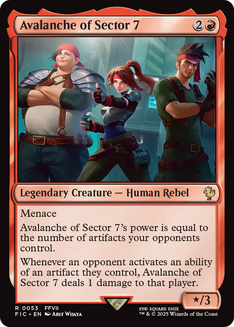 Avalanche of Sector 7 [FINAL FANTASY Commander] | Magic Magpie