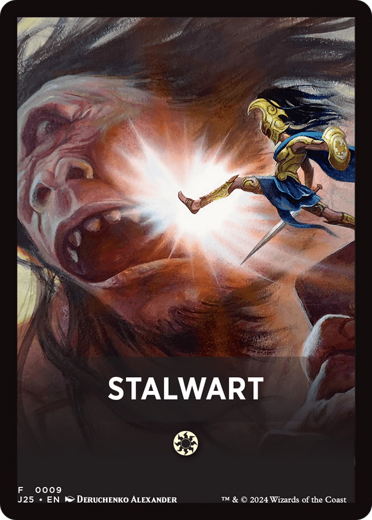 Stalwart Theme Card [Foundations Jumpstart Front Cards] | Magic Magpie