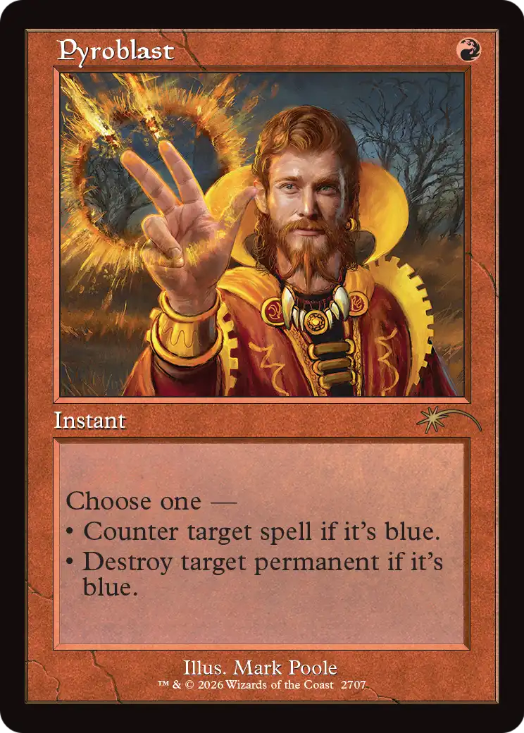 Pyroblast (Retro Frame) [Secret Lair Drop Series] | Magic Magpie