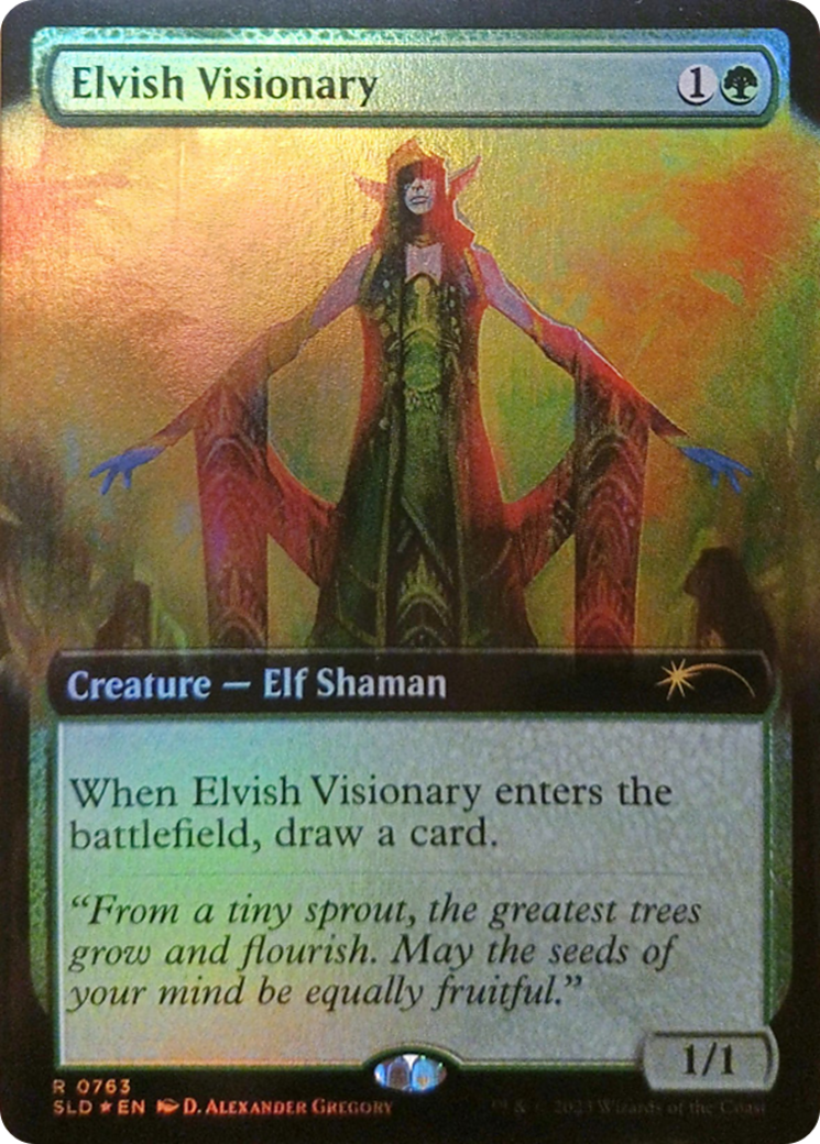 Elvish Visionary (Extended Art) [Secret Lair Drop Series] | Magic Magpie