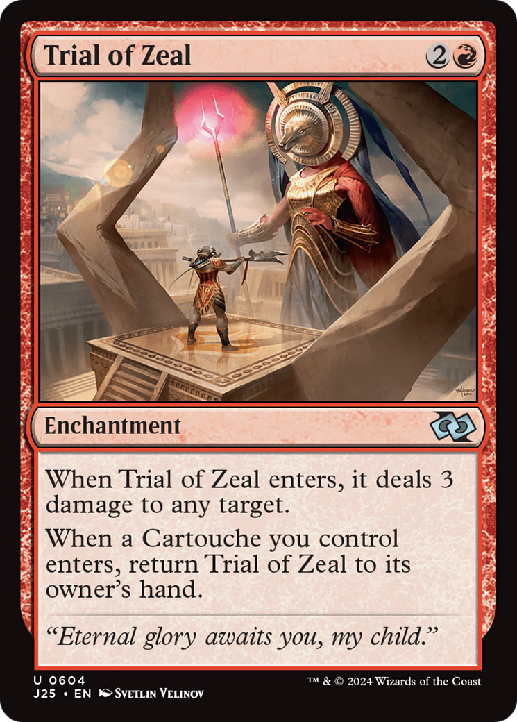 Trial of Zeal [Foundations Jumpstart] | Magic Magpie