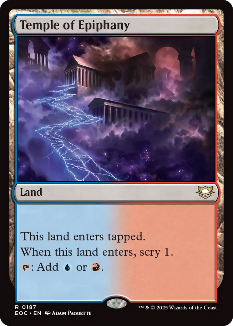 Temple of Epiphany [Edge of Eternities Commander] | Magic Magpie