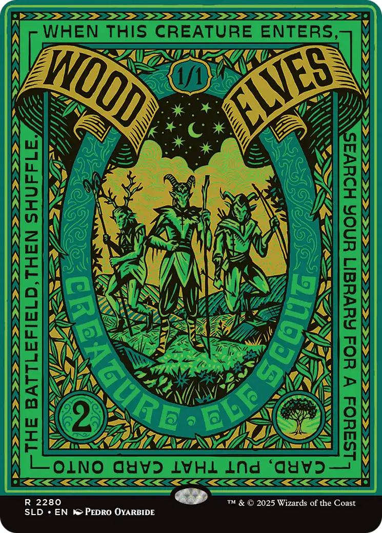 Wood Elves (2280) [Secret Lair Drop Series] | Magic Magpie
