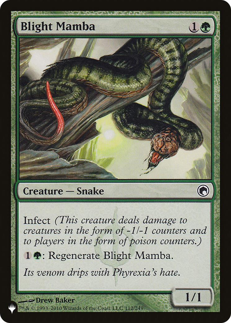 Blight Mamba [The List Reprints] | Magic Magpie