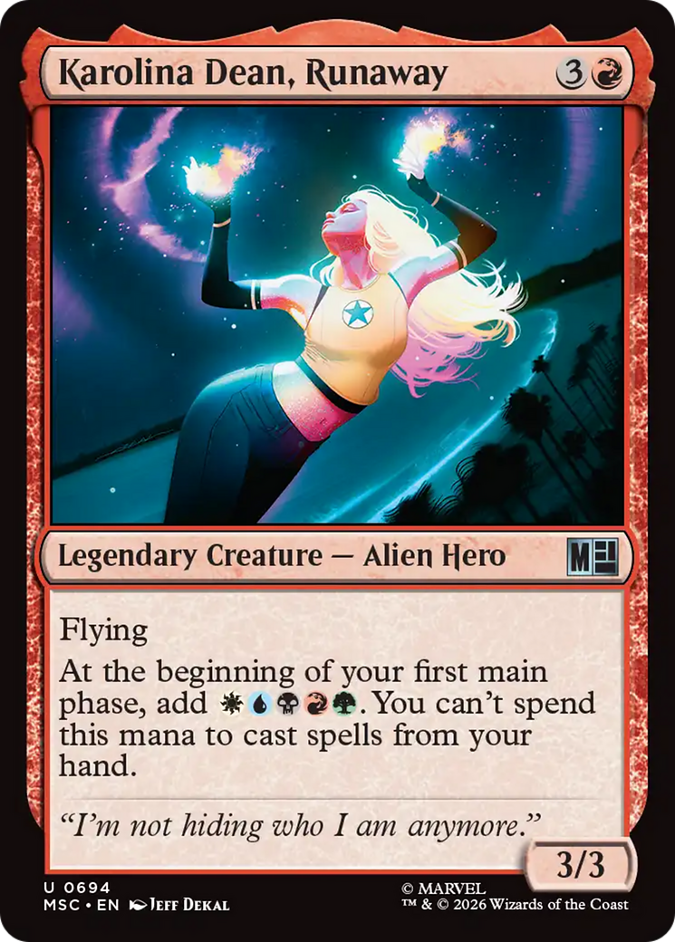 Karolina Dean, Runaway [Marvel Super Heroes Commander] | Magic Magpie