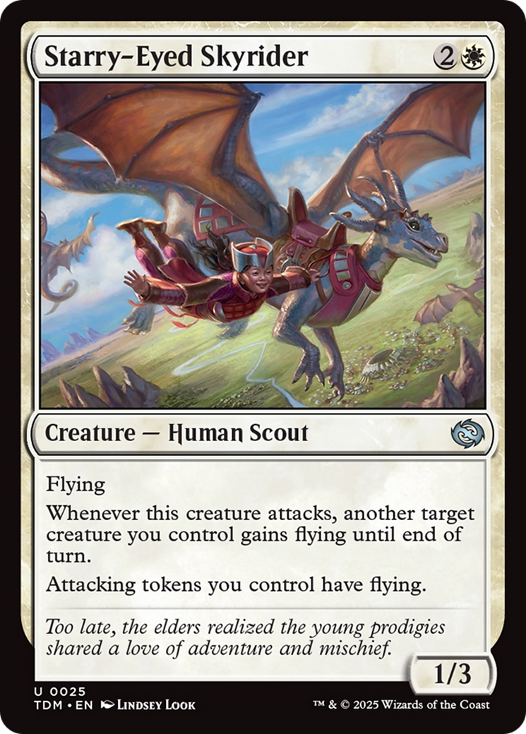 Starry-Eyed Skyrider [Tarkir: Dragonstorm] | Magic Magpie
