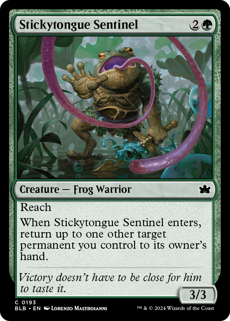 Stickytongue Sentinel [Bloomburrow] | Magic Magpie