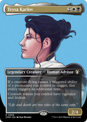 Teysa Karlov (Borderless Profile) [Commander Masters] | Magic Magpie