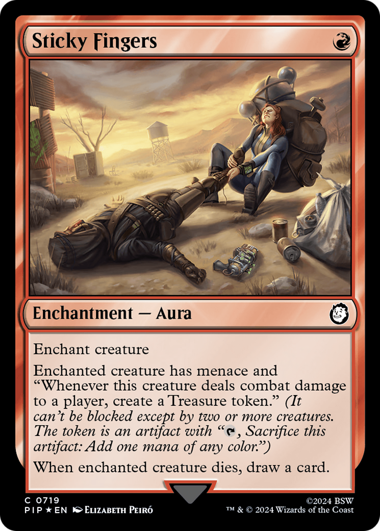 Sticky Fingers (Surge Foil) [Fallout] | Magic Magpie