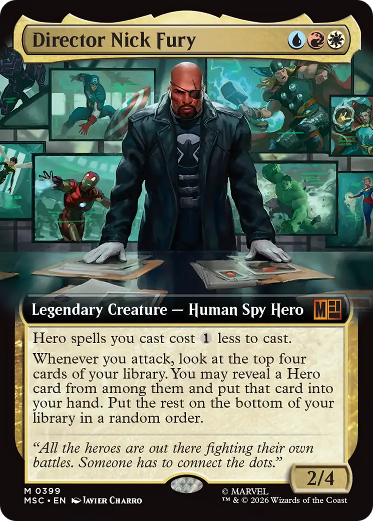 Director Nick Fury (Extended Art) [Marvel Super Heroes Commander] | Magic Magpie