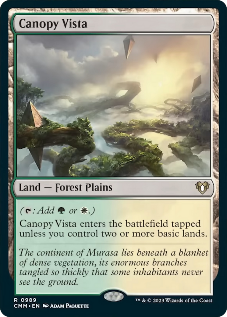 Canopy Vista [Commander Masters] | Magic Magpie